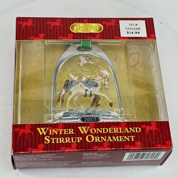 Breyer Holiday Breyer Horse 27 Holiday Stirrup Ornament Winter